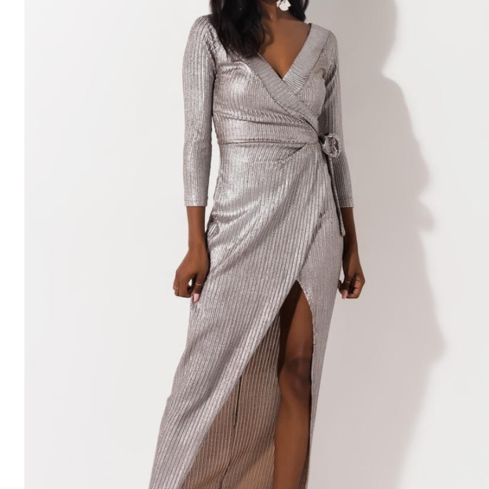 NWT Akira Metallic Dress